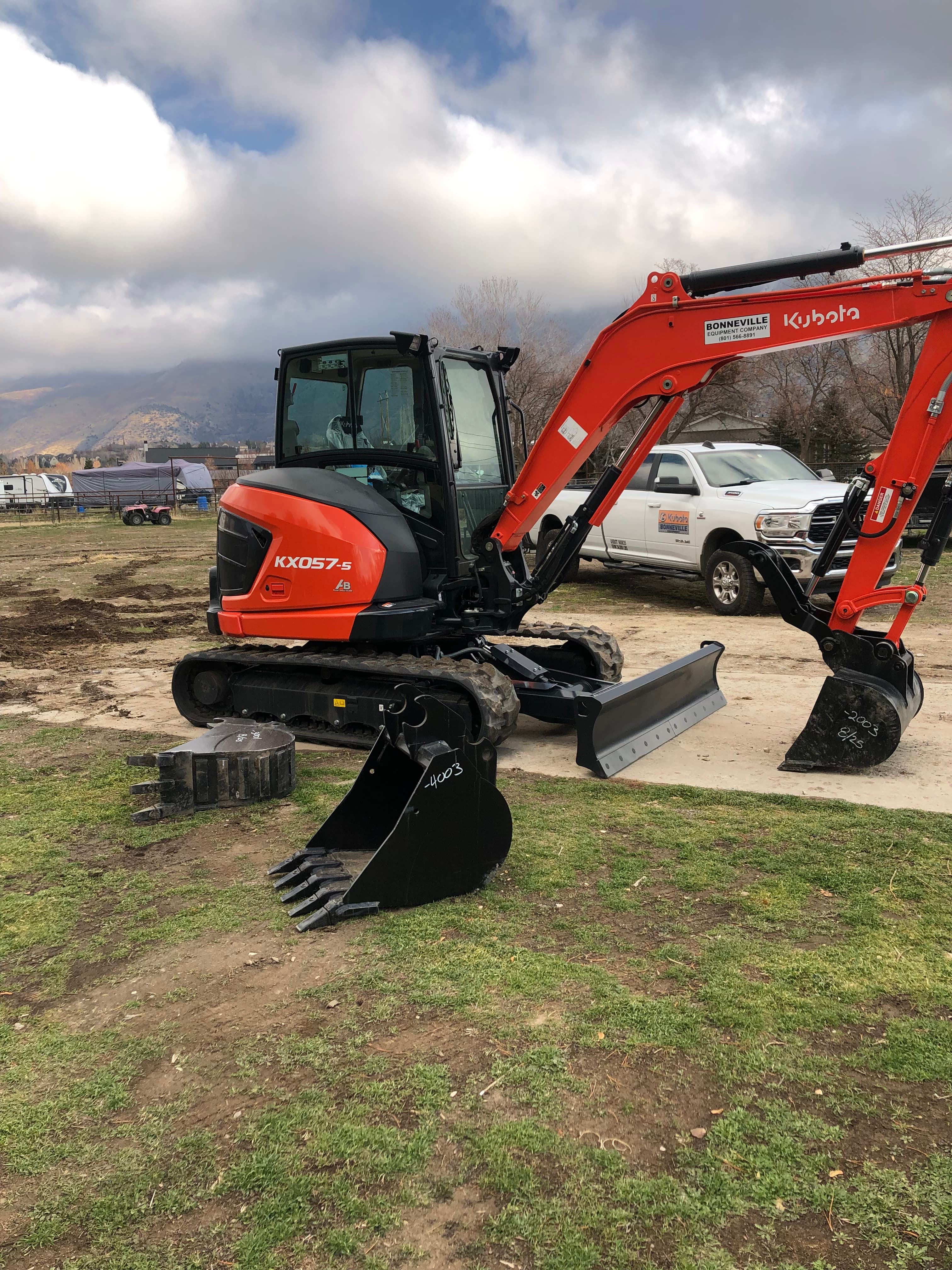 Robinson Excavation Kubota mini excavator