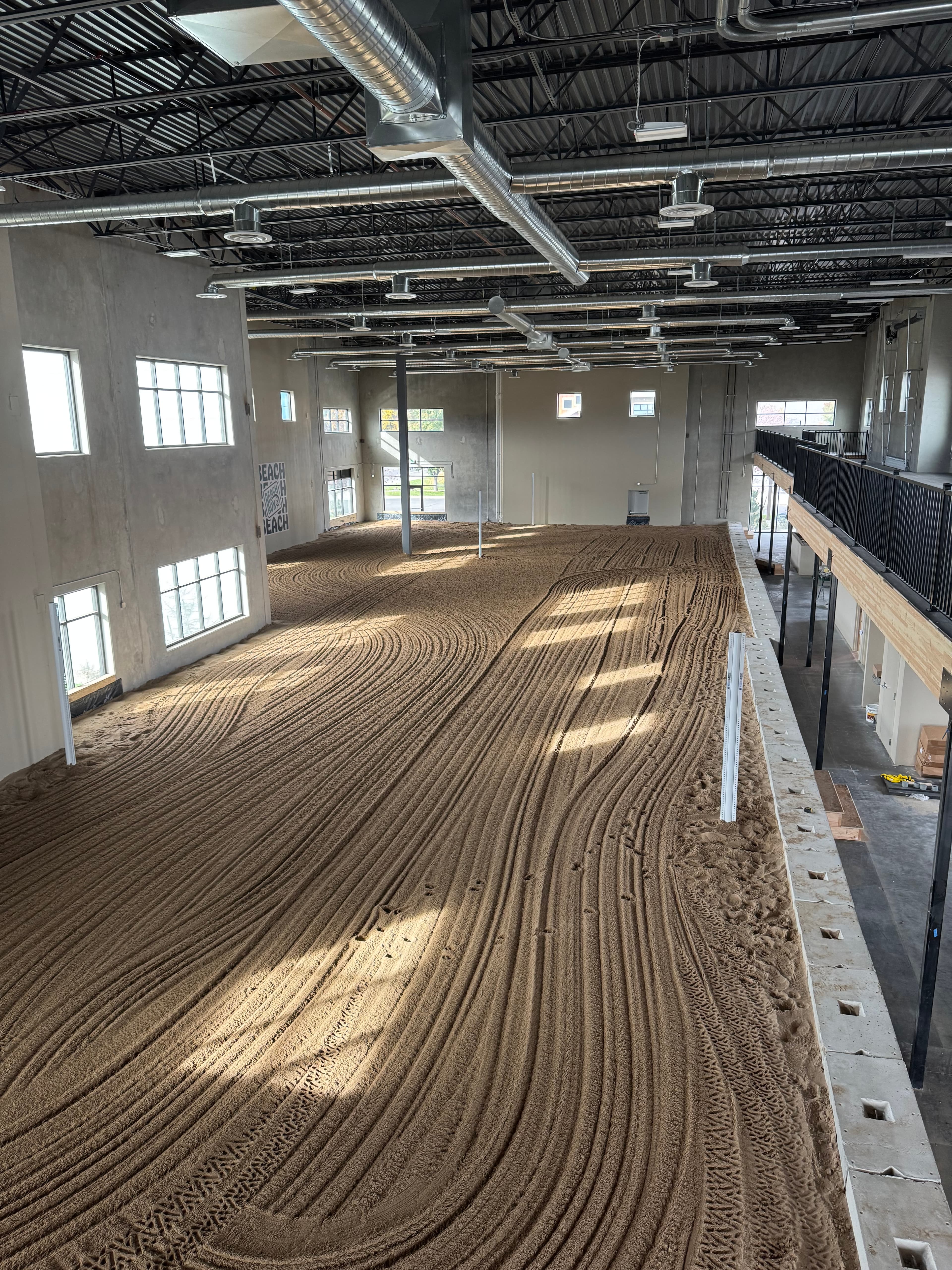 Commercial Interior Grading — Beach Box 3