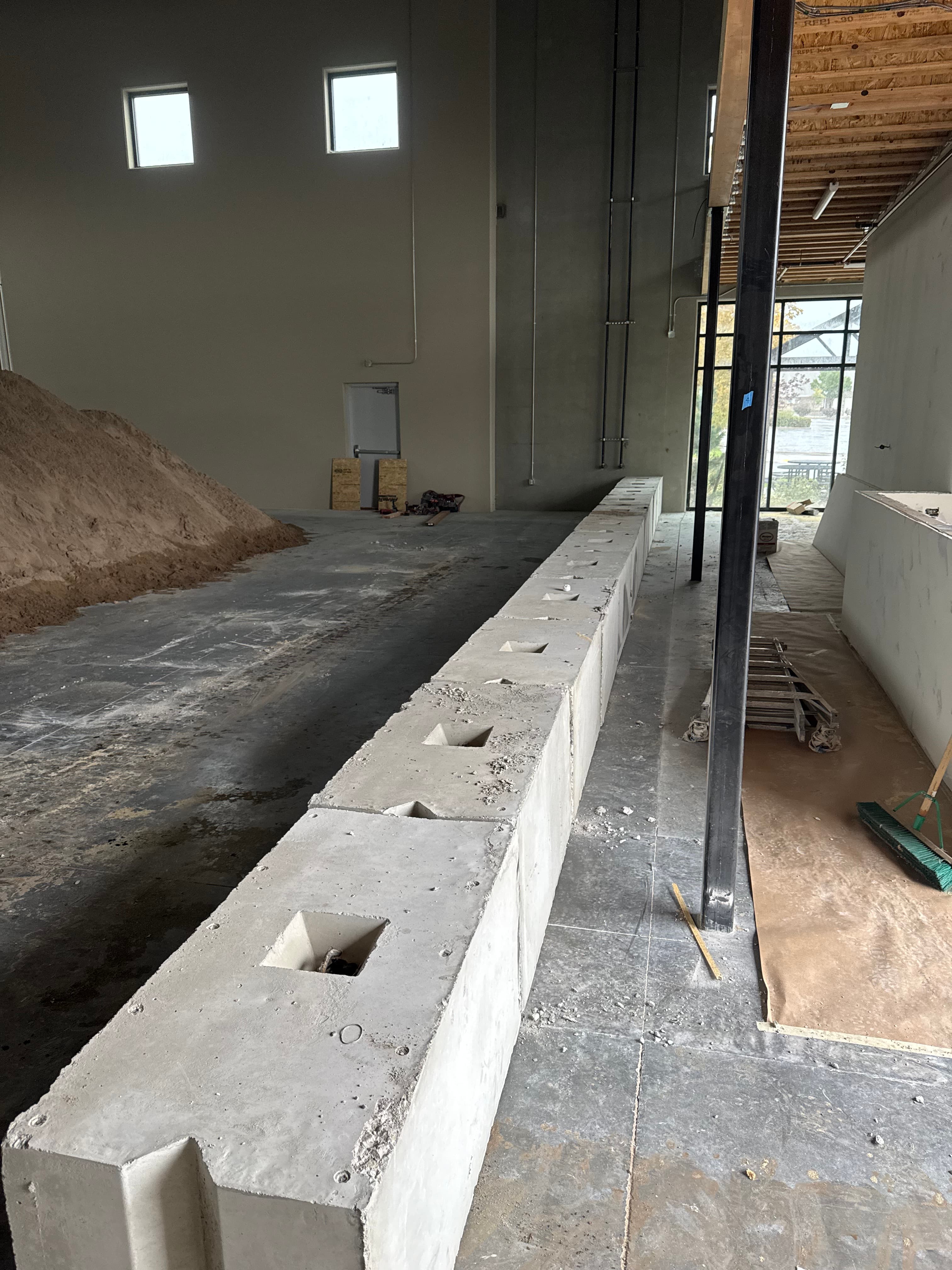 Concrete Barrier & Retaining Walls 1